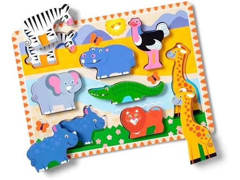Safari Wooden Chunky Puzzle