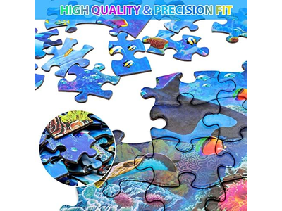 Underwater Scene 100 Pieces Jigsaw Puzzle for Kids Learning Educational Puzzles 