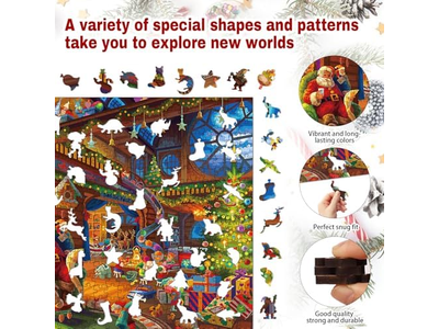 Irregular Animal Shaped Wood Puzzles Adult