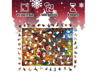 Irregular Animal Shaped Wood Puzzles Adult