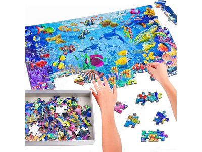 Ocean Underwater World 200 Pieces Jigsaw Puzzles for Kids