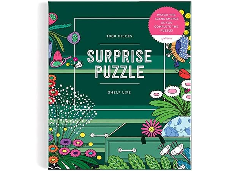 1000 Piece Surprise Puzzle Fun and Challenging Activity with Bright and Bold Artwork