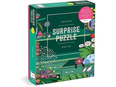 1000 Piece Surprise Puzzle Fun and Challenging Activity with Bright and Bold Artwork