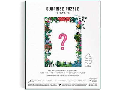 1000 Piece Surprise Puzzle Fun and Challenging Activity with Bright and Bold Artwork
