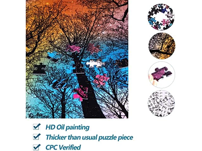 1000 Pieces Gradient Magic Colorful Puzzle for Adul