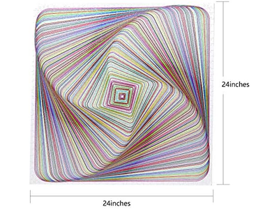 1000 Pieces Square Puzzle Color Challenge Jigsaw Puzzles for Adults and Kids