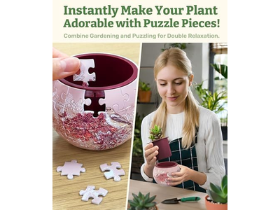 3D Puzzle Planter Singing Birds and Flowers
