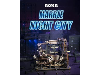 3D Wooden Puzzles for Adults Marble Run Model Building Kit