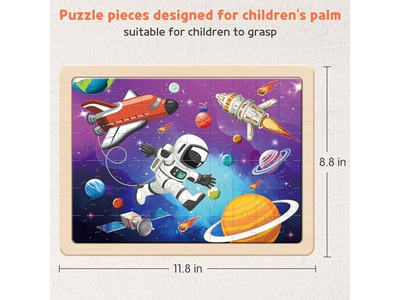 6 Packs 60 PCs Jigsaw Puzzles Preschool Educational Toys Gifts for Children