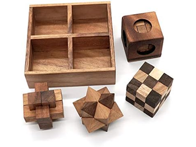 Challenging Brain Teasers 3D Puzzles for Adults