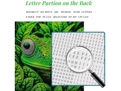 Impossible Hard Puzzle for Adults Frog Camouflage Wild Animal Puzzle