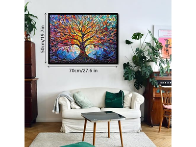 Stained Glass Puzzle Tree of Life Puzzles for Adults 1000 Pieces