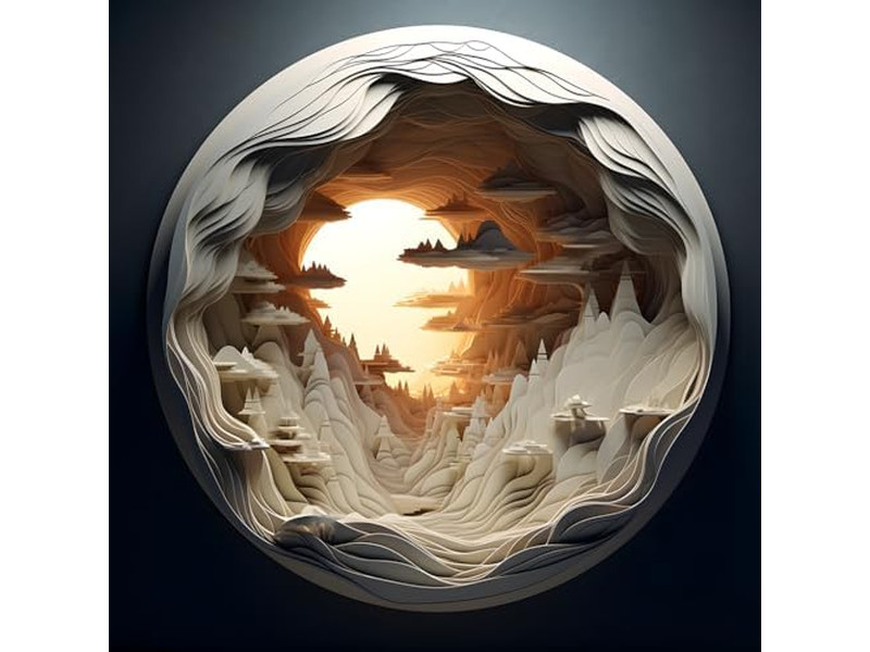 Unique Puzzle Autostereoscopy Puzzle Hard Challenge Puzzle for Adult