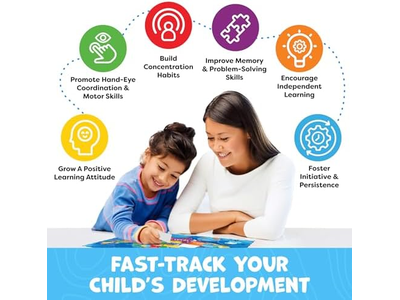 United States Puzzles for Kids Ages 4-6 Educational Toys